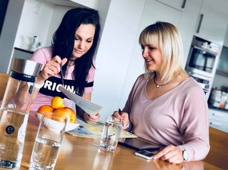 Messung zu Hause bei der Klientin